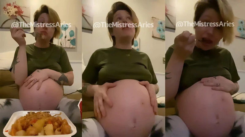 Thee Phoenixxx in Video Eating & burping 8 month pregnant belly [Peeing, Allsex] (2023/Mp4/1000 MB)