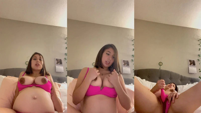 LinaLicious in Video Enjoying My Pregnant Body [Striptease, Cuckolding] (2023/Mp4/1000 MB)