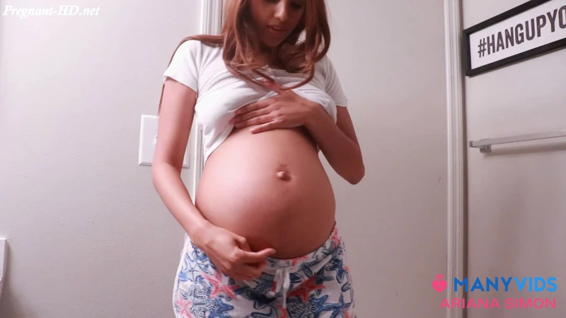 Ariana Simon in Video Pregnancy Belly Button Fetish [Contractions, Lesbian] (2023/Mp4/1000 MB)