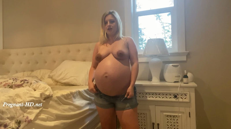 AriaNina in Video Hugely Pregnant PrePreg Clothes Try On [Striptease, Cuckolding] (//500MB)